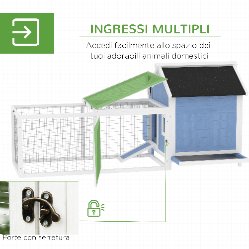 PawHut-Gabbia-per-Galline-Ovaiole-con-Zona-Corsa-e-Vassoio-di-Nidificazione-Rimovibile-Pollaio-da-Giardino-in-Legno-con-Tetto-Impermeabile-180x91x79-cm