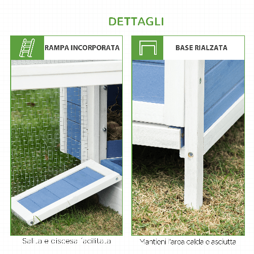 PawHut-Gabbia-per-Galline-Ovaiole-con-Zona-Corsa-e-Vassoio-di-Nidificazione-Rimovibile-Pollaio-da-Giardino-in-Legno-con-Tetto-Impermeabile-180x91x79-cm