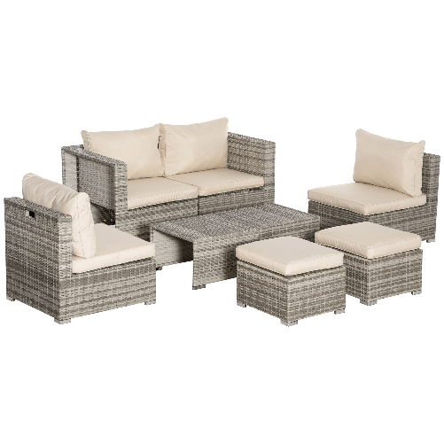 Outsunny-Salotto-da-Giardino-in-Rattan-PE-da-8-Pezzi-con-Poltrone-Tavolini-e-Sgabelli-Beige