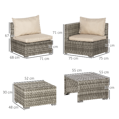 Outsunny-Salotto-da-Giardino-in-Rattan-PE-da-8-Pezzi-con-Poltrone-Tavolini-e-Sgabelli-Beige