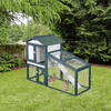 PawHut-Gabbia-per-Conigli-Animali-in-Legno-di-Abete-Doppia-Porta-140x65x100cm