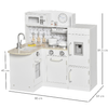 HOMCOM-Cucina-Giocattolo-per-Bambini-da-3-Anni-in-Su-in-Legno-Bianco