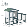 PawHut-Gabbia-per-Conigli-Animali-in-Legno-di-Abete-Doppia-Porta-140x65x100cm