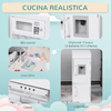 HOMCOM-Cucina-Giocattolo-per-Bambini-da-3-Anni-in-Su-in-Legno-Bianco