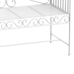 Outsunny-Panchina-da-Esterno-a-2-Posti--Panchina-Biposto-da-Giardino-Stile-Romantico-Ferro-113-5-x-50-x-96cm-Bianco