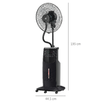 HOMCOM-Ventilatore-Nebulizzatore-con-Telecomando-da-5m-Timer-12h-e-Oscillazione-70--3-Velocita-e-3-Funzioni-Tanica-3-1L-90W--44-5x135cm-Nero