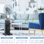 HOMCOM-Ventilatore-Nebulizzatore-con-Telecomando-da-5m-Timer-12h-e-Oscillazione-70--3-Velocita-e-3-Funzioni-Tanica-3-1L-90W--44-5x135cm-Nero