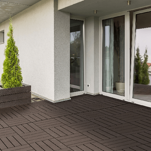 Outsunny-Set-9-Mattonelle-a-Incastro-per-Terrazzo-Piastrelle-per-pavimenti--30x30x2cm--in-PP-Antiscivolo-Area--0-81-mq-Marrone