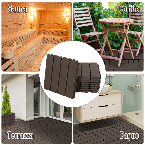 Outsunny-Set-9-Mattonelle-a-Incastro-per-Terrazzo-Piastrelle-per-pavimenti--30x30x2cm--in-PP-Antiscivolo-Area--0-81-mq-Marrone