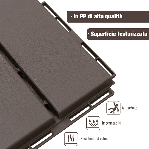 Outsunny-Set-9-Mattonelle-a-Incastro-per-Terrazzo-Piastrelle-per-pavimenti--30x30x2cm--in-PP-Antiscivolo-Area--0-81-mq-Marrone