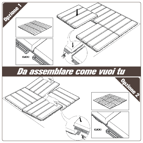 Outsunny-Set-9-Mattonelle-a-Incastro-per-Terrazzo-Piastrelle-per-pavimenti--30x30x2cm--in-PP-Antiscivolo-Area--0-81-mq-Marrone