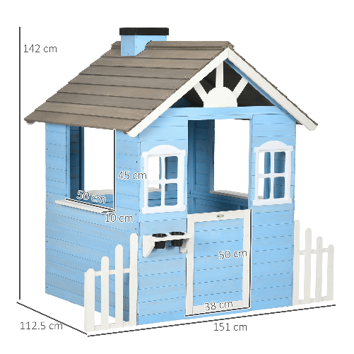 Outsunny-Casetta-per-Bambini-in-Legno-da-Esterno-Eta-3-7-Anni-151x112-5x142cm-Blu