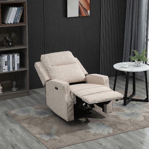 HOMCOM-Poltrona-Relax-Elettrica-Poltrona-Reclinabile-150--Moderna-con-USB-per-Soggiorno-Camera-da-Letto-Beige-78x93x101cm
