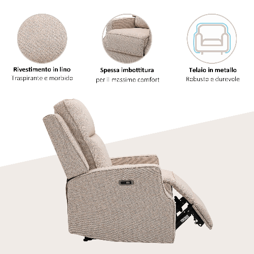 HOMCOM-Poltrona-Relax-Elettrica-Poltrona-Reclinabile-150--Moderna-con-USB-per-Soggiorno-Camera-da-Letto-Beige-78x93x101cm