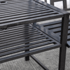 Outsunny-Panchina-da-Giardino-Moderna-2-Posti-con-Tavolino-e-Foro-per-Ombrellone
