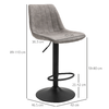 HOMCOM-Set-2-Sgabelli-da-Bar-con-Schienale-Poggiapiedi-e-Altezza-Regolabile-Stile-Industriale-Grigio