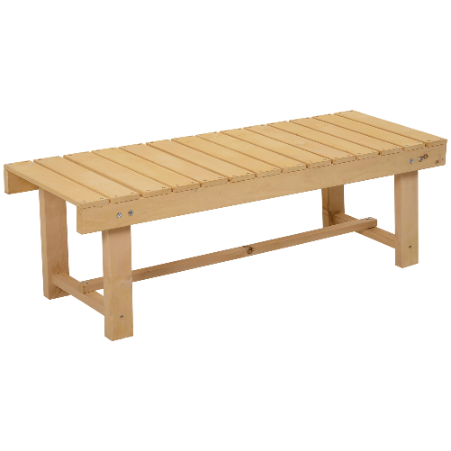 Outsunny-Panchina-da-Esterni-Impermeabile-2-Posti-in-Legno-di-Abete-110x38x35cm