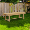 Outsunny-Panchina-da-Esterni-Impermeabile-2-Posti-in-Legno-di-Abete-110x38x35cm