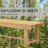Outsunny-Panchina-da-Esterni-Impermeabile-2-Posti-in-Legno-di-Abete-110x38x35cm
