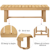 Outsunny-Panchina-da-Esterni-Impermeabile-2-Posti-in-Legno-di-Abete-110x38x35cm