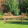 Outsunny-Panchina-da-Esterni-Impermeabile-2-Posti-in-Legno-di-Abete-110x38x35cm