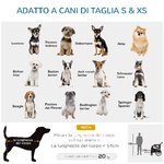 PawHut-Rimorchio-Cani-con-Ingresso-a-Cerniera-Ruote-e-Bandiera-in-Acciaio-e-tessuto-Oxford-Grigio-Nero-Argento