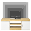 HOMCOM-Mobile-TV-in-Truciolato-con-2-Armadietti-con-Ante-e-2-Ripiani-Aperti-130x39-6x48-cm