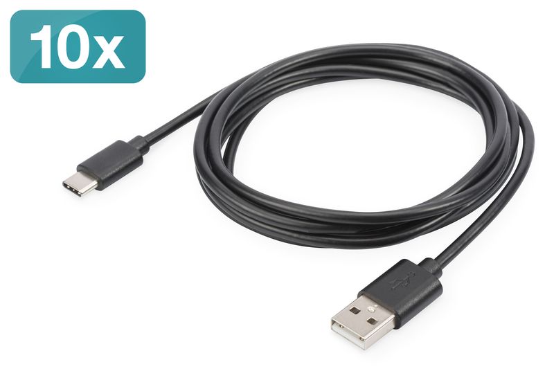 ASSMANN-Electronic-AK-990960-018-S-cavo-USB-18-m-2.0-USB-A-USB-C-Nero