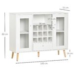 HOMCOM-Credenza-Moderna-da-Cucina-con-Cantinetta-Vini-12-Bottiglie-Cassetto-e-Armadietti-in-Legno-100x33x80cm-Bianco