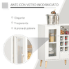 HOMCOM-Credenza-Moderna-da-Cucina-con-Cantinetta-Vini-12-Bottiglie-Cassetto-e-Armadietti-in-Legno-100x33x80cm-Bianco