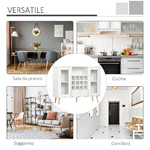 HOMCOM-Credenza-Moderna-da-Cucina-con-Cantinetta-Vini-12-Bottiglie-Cassetto-e-Armadietti-in-Legno-100x33x80cm-Bianco
