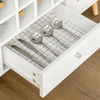 HOMCOM-Credenza-Moderna-da-Cucina-con-Cantinetta-Vini-12-Bottiglie-Cassetto-e-Armadietti-in-Legno-100x33x80cm-Bianco