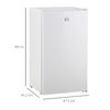 HOMCOM-Frigo-Portatile-da-91L-con-Termostato-Regolabile-Scaffali-a-Parete-Ripiani-e-un-Cassetto-in-Metallo-e-Plastica-47-5x44-2x84cm-Bianco