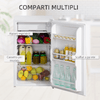 HOMCOM-Frigo-Portatile-da-91L-con-Termostato-Regolabile-Scaffali-a-Parete-Ripiani-e-un-Cassetto-in-Metallo-e-Plastica-47-5x44-2x84cm-Bianco