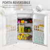 HOMCOM-Frigo-Portatile-da-91L-con-Termostato-Regolabile-Scaffali-a-Parete-Ripiani-e-un-Cassetto-in-Metallo-e-Plastica-47-5x44-2x84cm-Bianco