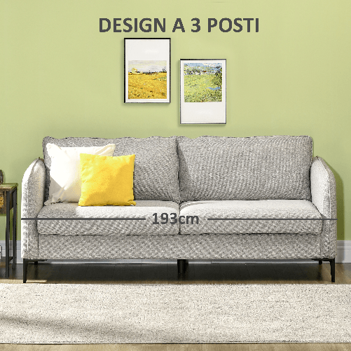 HOMCOM-Divano-3-Posti-in-Tessuto-Grigio-con-5-Piedini-e-Doghe-193x78x71cm
