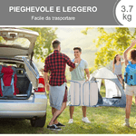 Outsunny-Sdraio-Pieghevole-Reclinabile-con-Cuscino-da-Giardino-Spiaggia-Beige