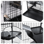 PawHut-Gabbia-per-Piccoli-Animali-e-Piccoli-Roditori-con-Ruote-3-Rampe-e-3-Piattaforme-Ciotola-e-Bottiglia-61x44-5x95cm-Nero