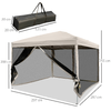 Outsunny-Gazebo-da-Giardino-3x3m-con-Zanzariera-Acciaio-e-Tessuto-Oxford-Cachi