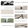 Outsunny-Gazebo-da-Giardino-3x3m-con-Zanzariera-Acciaio-e-Tessuto-Oxford-Cachi