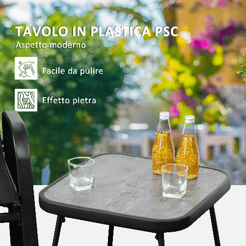 Outsunny-Set-da-Giardino-3-Pezzi-con-Tavolino-e-2-Sedie-Impilabili-in-Acciaio-e-Tessuto-Traforato-Nero