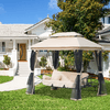 Outsunny-Dondolo-da-Giardino-3-Posti-Lettino-e-Gazebo-Design-3-in-1-con-Tettuccio-256x172x248cm-Beige