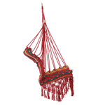 Outsunny-Amaca-Sedia-Sospesa-in-Poliestere-Colorata-100x60x100cm