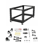 StarTech-com-Server-Rack-a-4-Montanti-8U-Open-Frame-Armadio-Rack-di-Rete-19--con-Ruote-piedini-di-livellamento-o-montaggio-a-pavimento-Quadro-Rack-Scorrevole-profondita-regolabile-per-apparecchiature-AV-Dati-IT