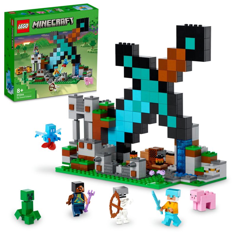 LEGO-Minecraft-21244-The-Sword-Toy-E-Creeper-Skeleton-Per-I-Bambini