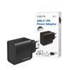 LogiLink-PA0258-Caricabatterie-per-dispositivi-mobili-Universale-Nero-AC-Ricarica-rapida-Interno