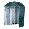 Outsunny-Ombrellone-da-Spiaggia-e-da-Giardino-2x2-m-con-Tenda-in-Poliestere-e-Metallo-Verde-e-Bianco