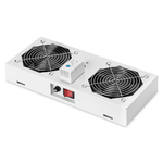 Digitus Kit 2 Ventole Con Termostato per Armadi Linea Soho e Eco A Muro (Dn-19 Fan-2-Wm-T)