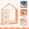 HOMCOM-Armadio-Cameretta-Mobile-Portagiochi-con-Contenitori-e-Appendiabiti---Arancione