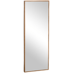 HOMCOM-Specchio-da-parete-e-da-appoggio-in-Legno-di-Pino-con-Ganci-inclusi-45x125cm
